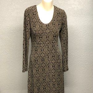 NOS Vintage Rabbitt Rabbitt Rabbitt Slinky Floral Maxi Dress
